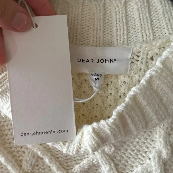 Dear John Briana Cable Knit Sweater Vest - Picture 7 of 7